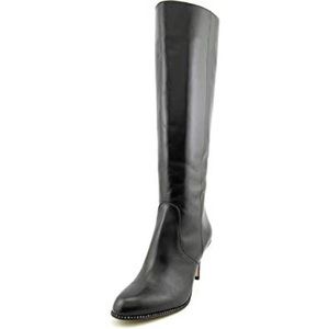 Coach Remi Semi Matte Black Boot Size 9